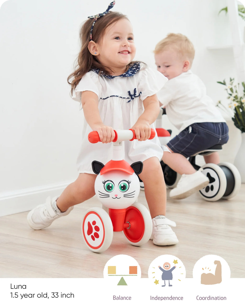 Baby Balance Bike for 1-2 Year Old M227