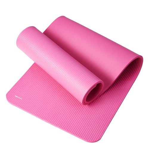 1/2 Inch Extra Thick Exercise Yoga Mat with Carrying Strap O152