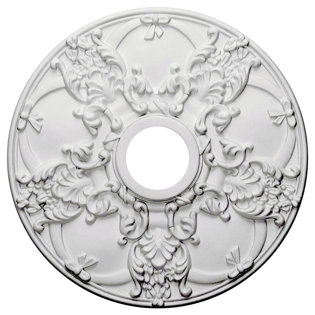 Norwich Ceiling Medallion, Hand-Painted Mississippi Mud A593573