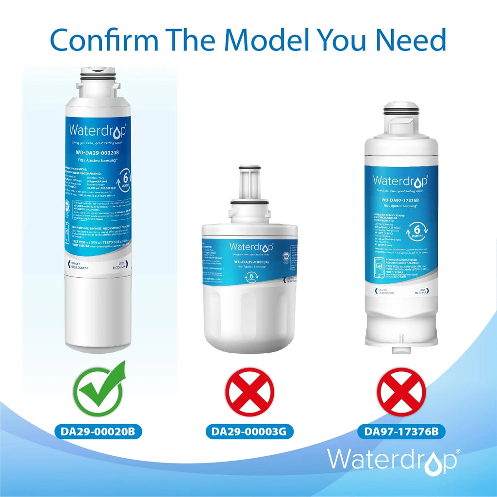 Refrigerator Water Filter, 6 Filters T2092