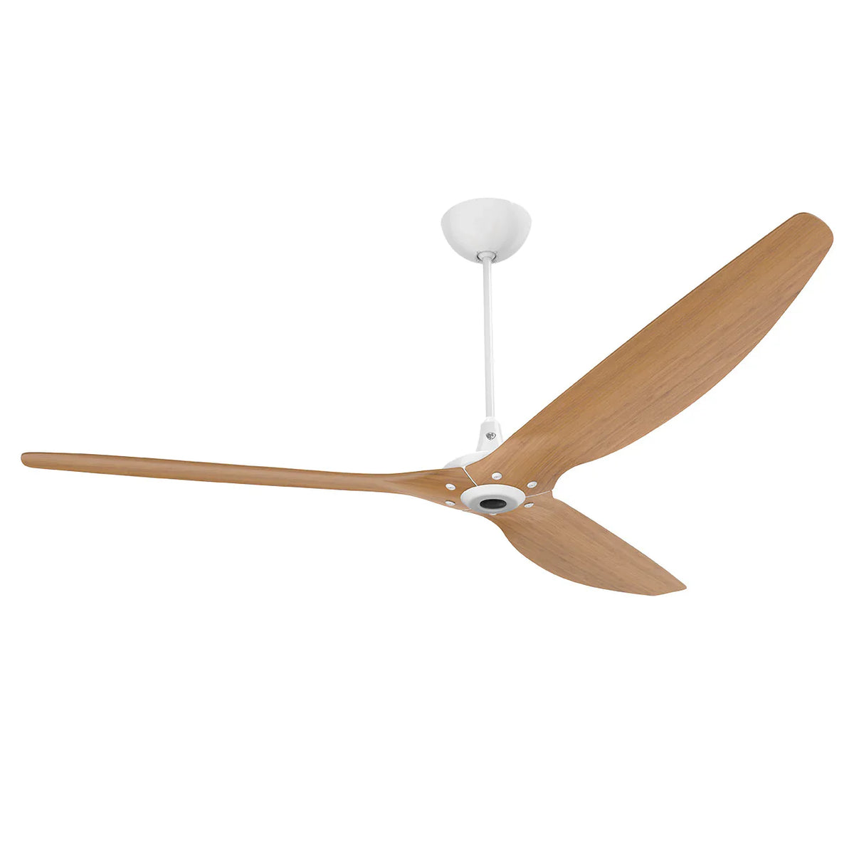 84 Ceiling Fan with Bamboo Blades and White Finish E440