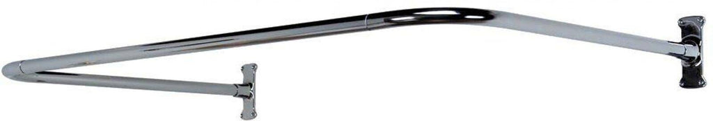 Polished Chrome U Shaped Shower Rod Q770812