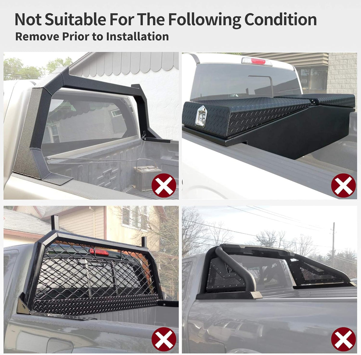 Soft Tri-Fold Truck Bed Tonneau Cover with 6.5 ft Bed O4642