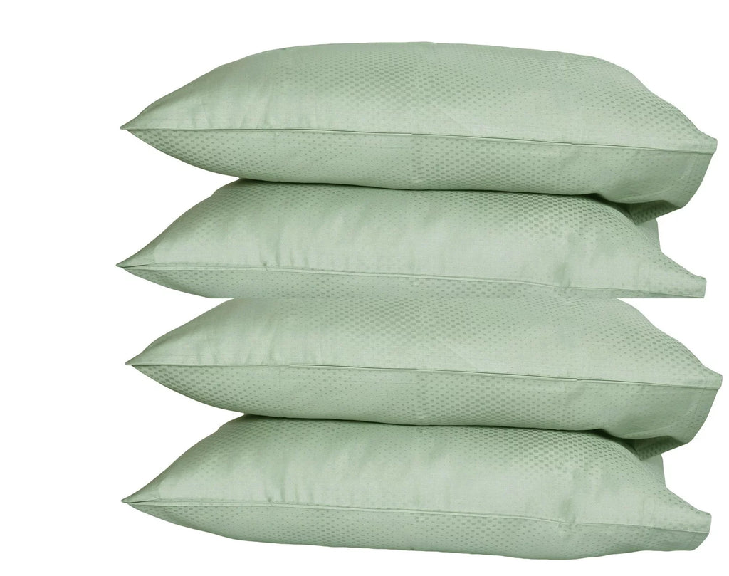 100% Cotton Jacquard Queen Pillow Cases, Pack of 4 C83923