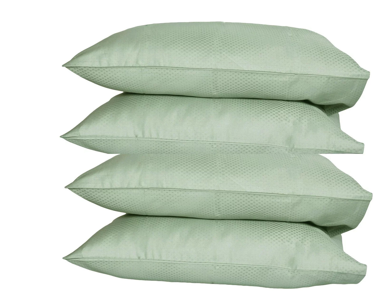 100% Cotton Jacquard Queen Pillow Cases, Pack of 4 C83923