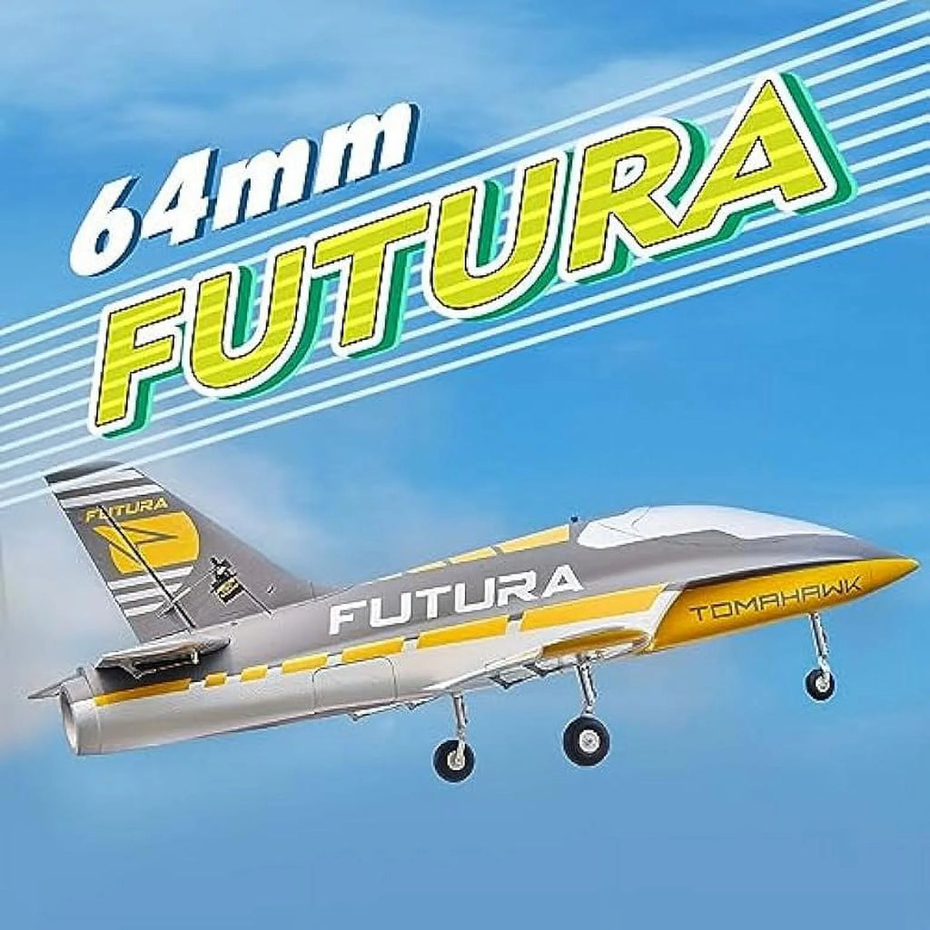 Yellow 64MM EDF 6 Channel RC Sport Jet N88094