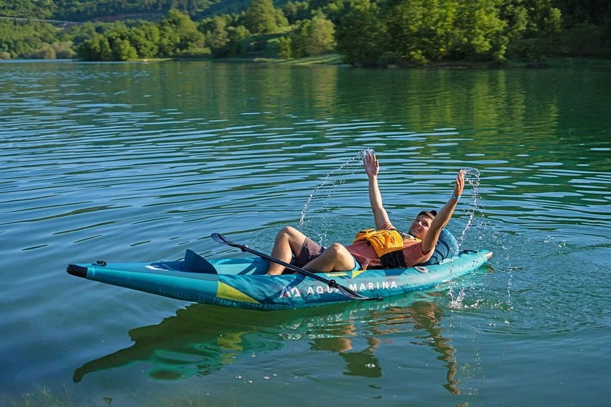 1 Person Inflatable White Water Kayak with Carry Bag E7601