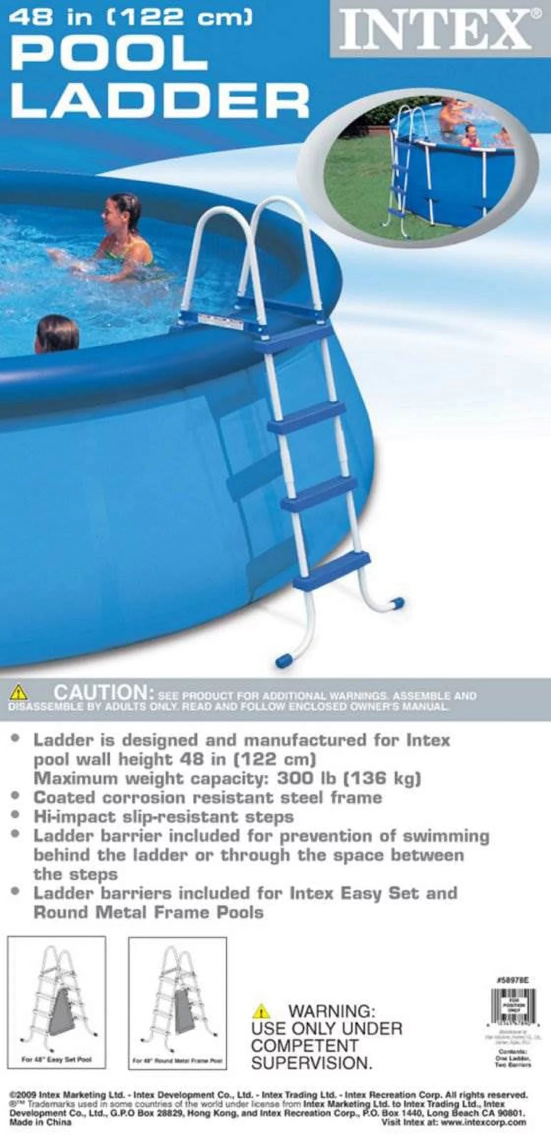 Above Ground Swimming Pool Ladder T9405