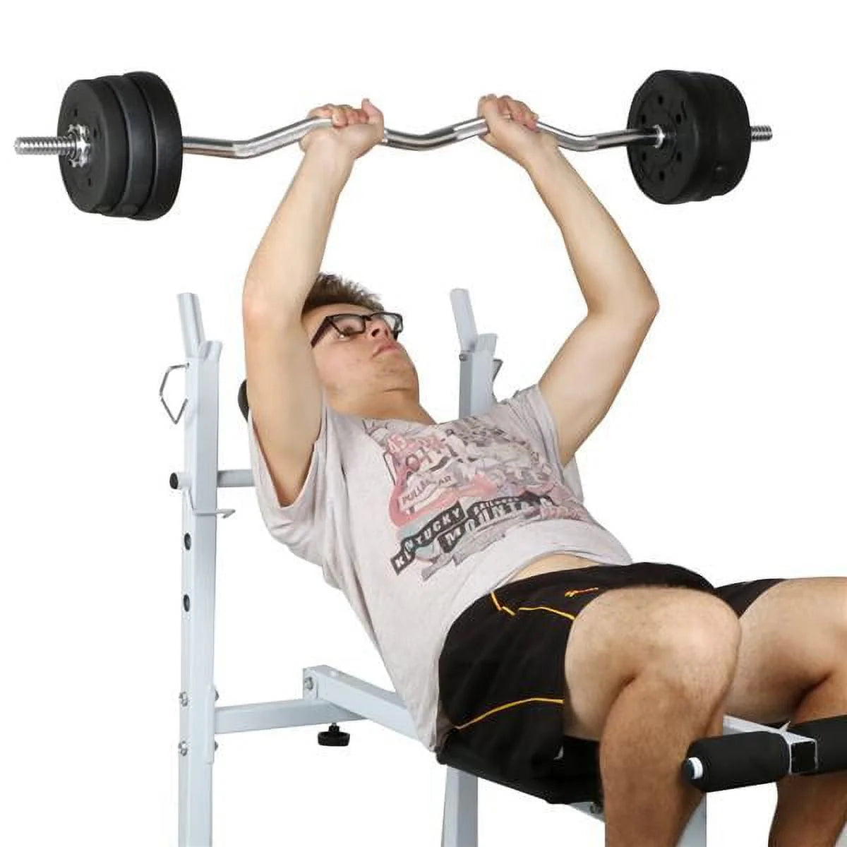 55lb Barbell Dumbbell Curl Bar I511853