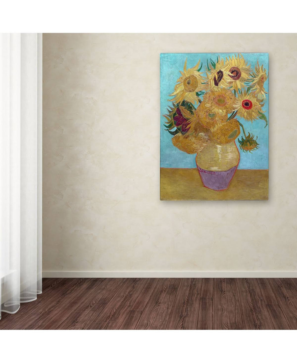 Van Gogh 'Sunflowers' Canvas Art, 24 W723124