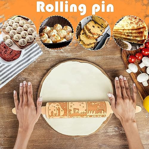 Wooden Engraved Rolling Pin D28273