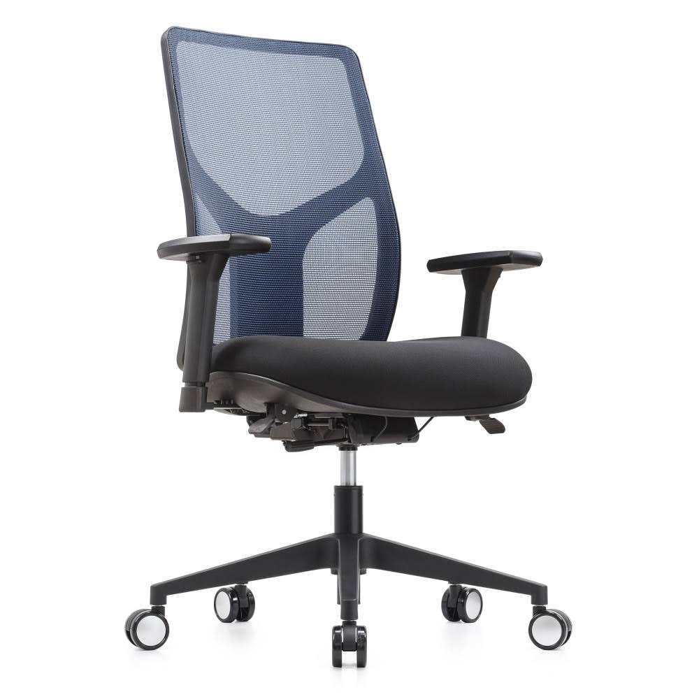 Blue/Black Ergonomic Mesh High-Back Executive Chair H92389