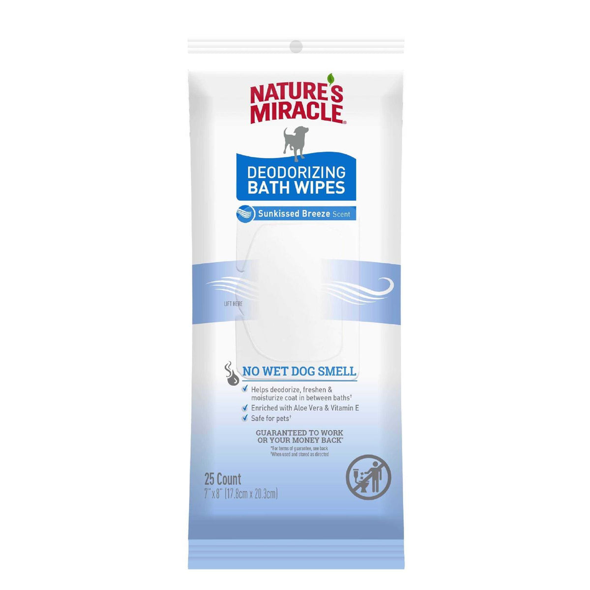 Deodorizing Bath Wipes for Dogs A841859