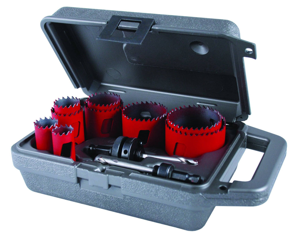Hole Saw Kit, Saw Sizes 3/4x22 to 2-1/2x22 O5347