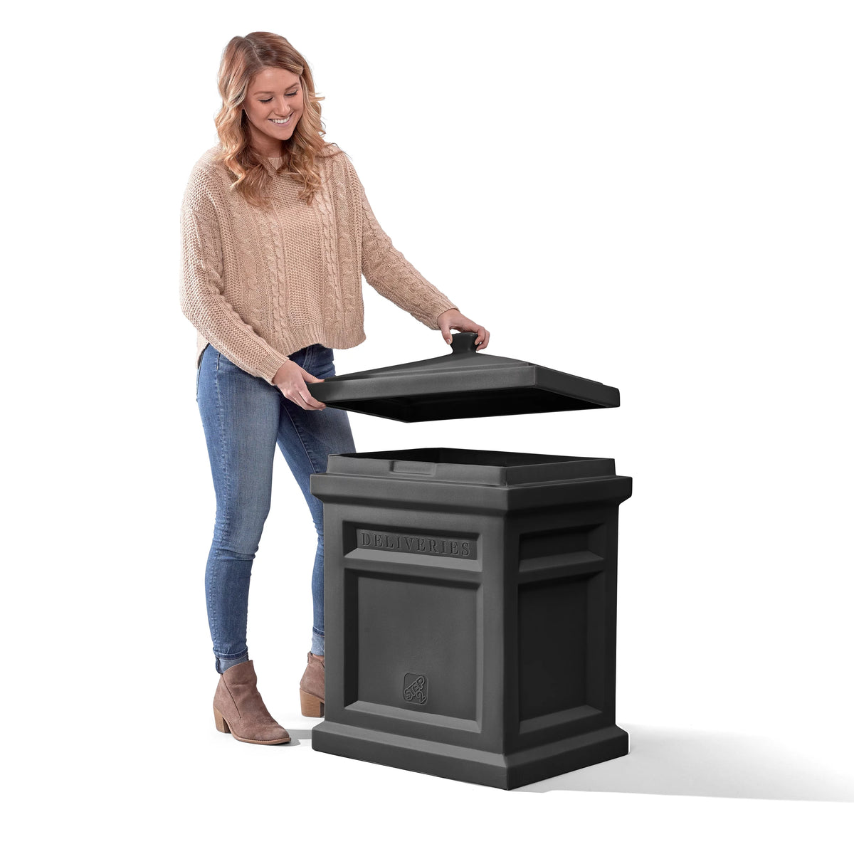 Black Parcel Delivery Box N52570