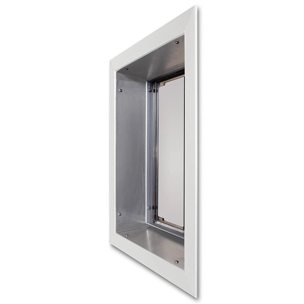 White Wall Mount Pet Door F213750