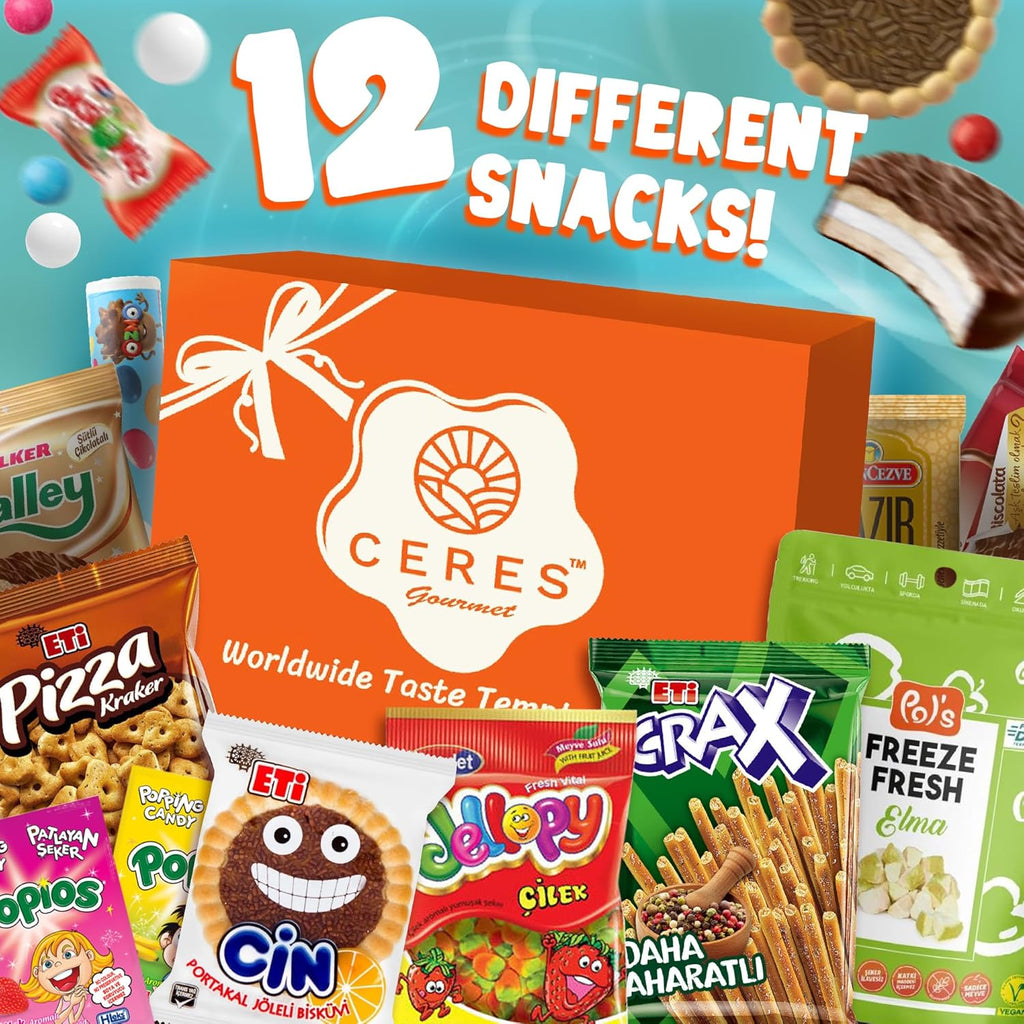 12 Different Snacks Variety Pack with 15+ Pieces Count B33468