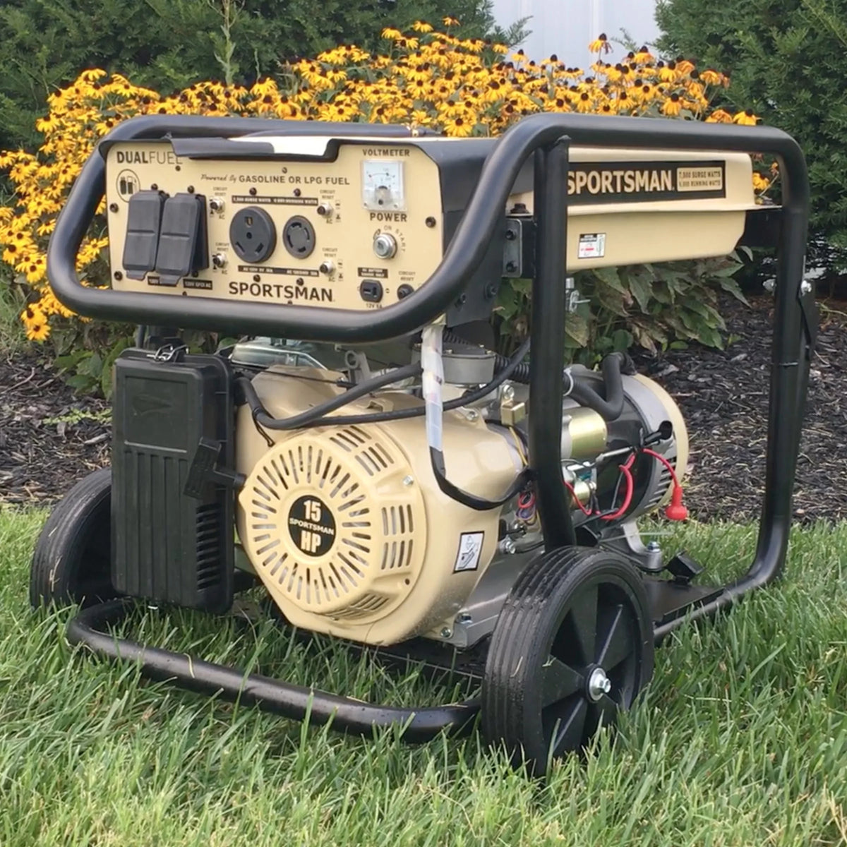 7500 Watt Dual Fuel Generator V5773