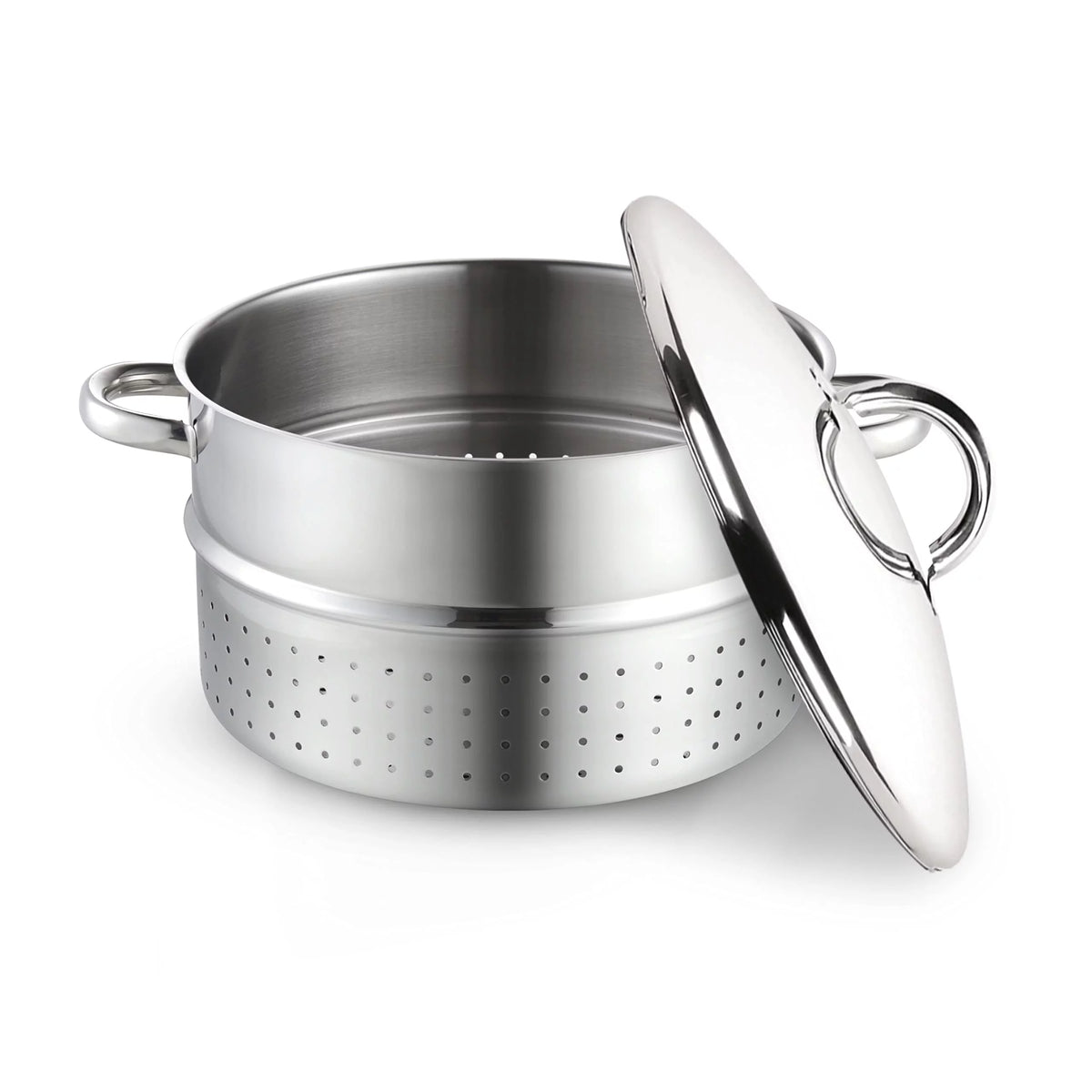 11-Quart Stainless Steel Canning Steamer Pot with Strainer and Lid H911196