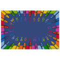 Alphabet Crayon Rectangle Carpet S68458