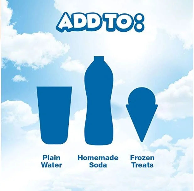 Fruit Juicy Red, Berry Blue Typhoon, Lemon Berry Squeeze, Wild Purple Smash, and Lemon Lime Smash Drink Mix S4254