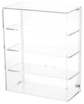 Clear Acrylic Locking Display Case, 3 Shelves I594893