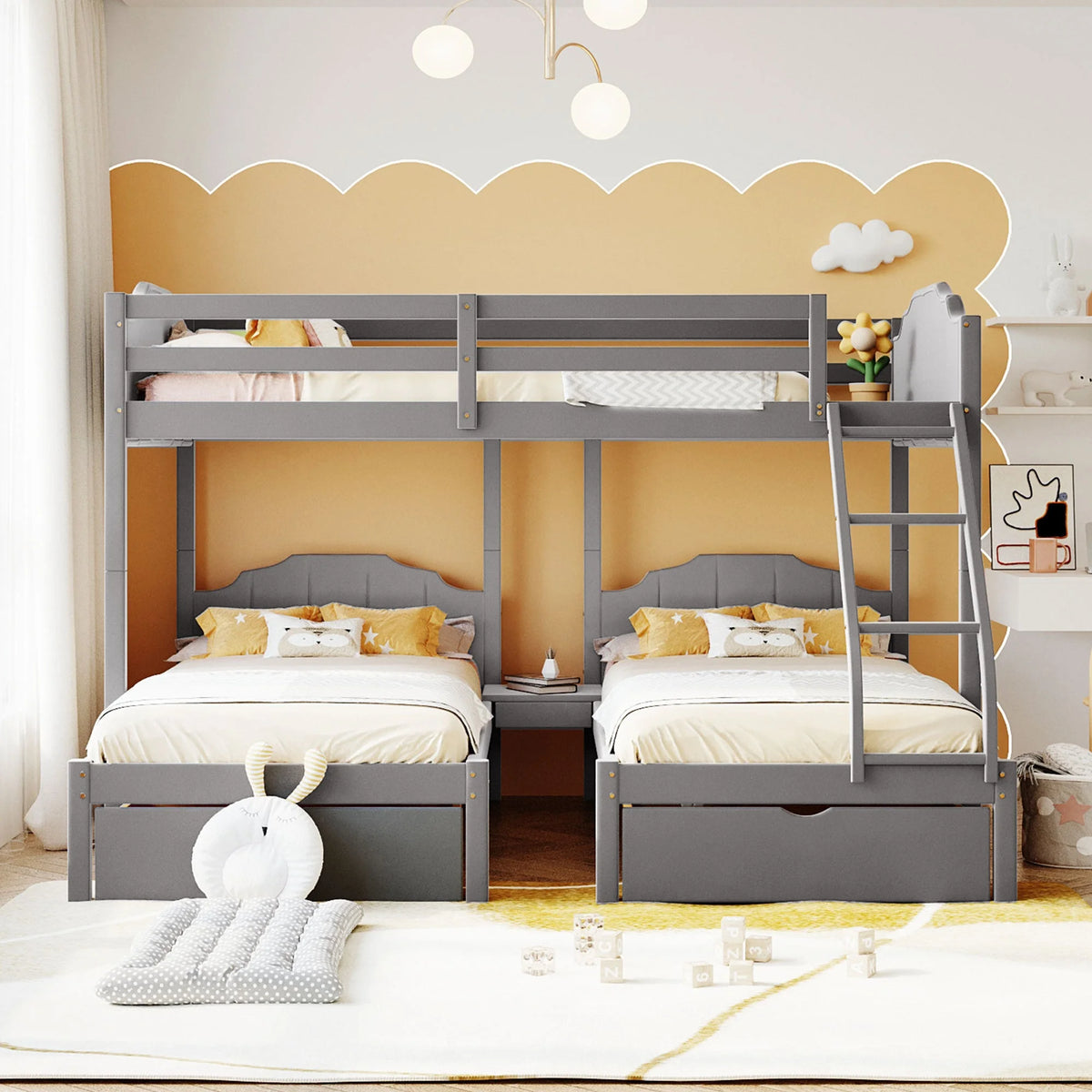 Triple Bunk Bed W1124