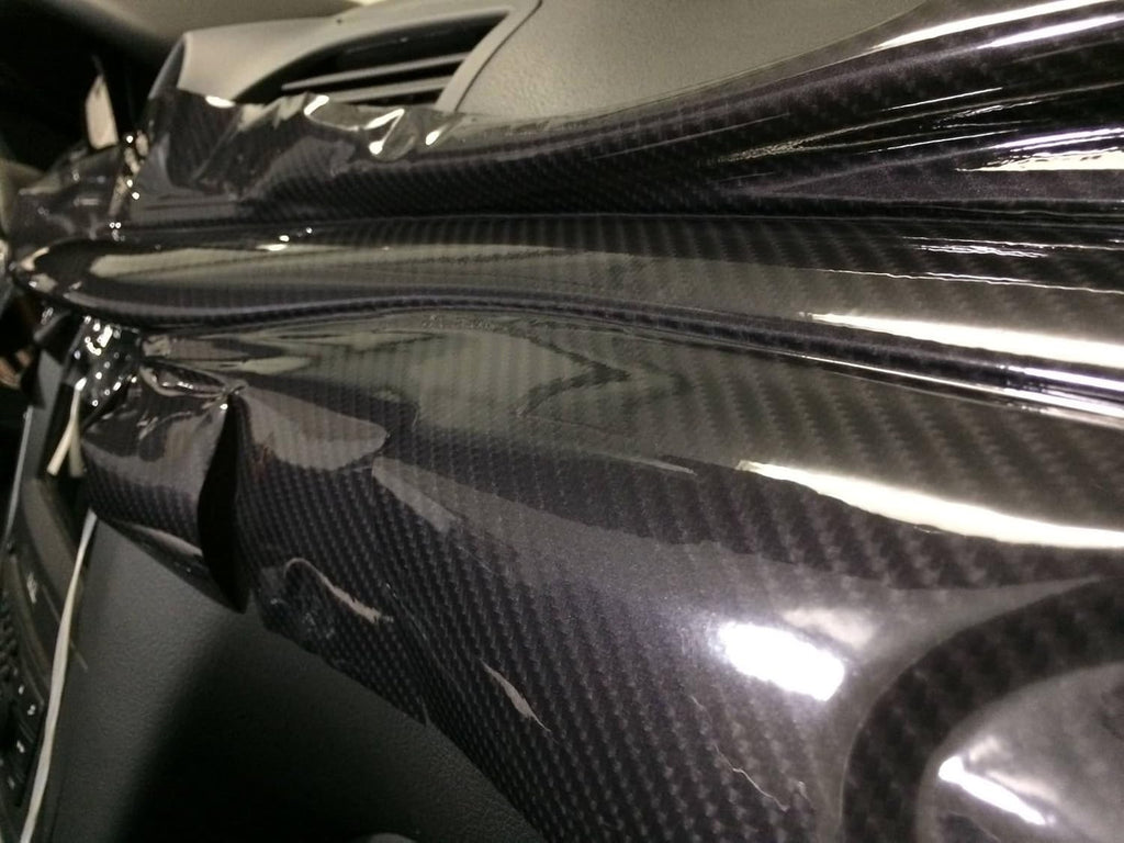 Black Carbon Fiber Vinyl Wrap 5ft x 5ft C420600