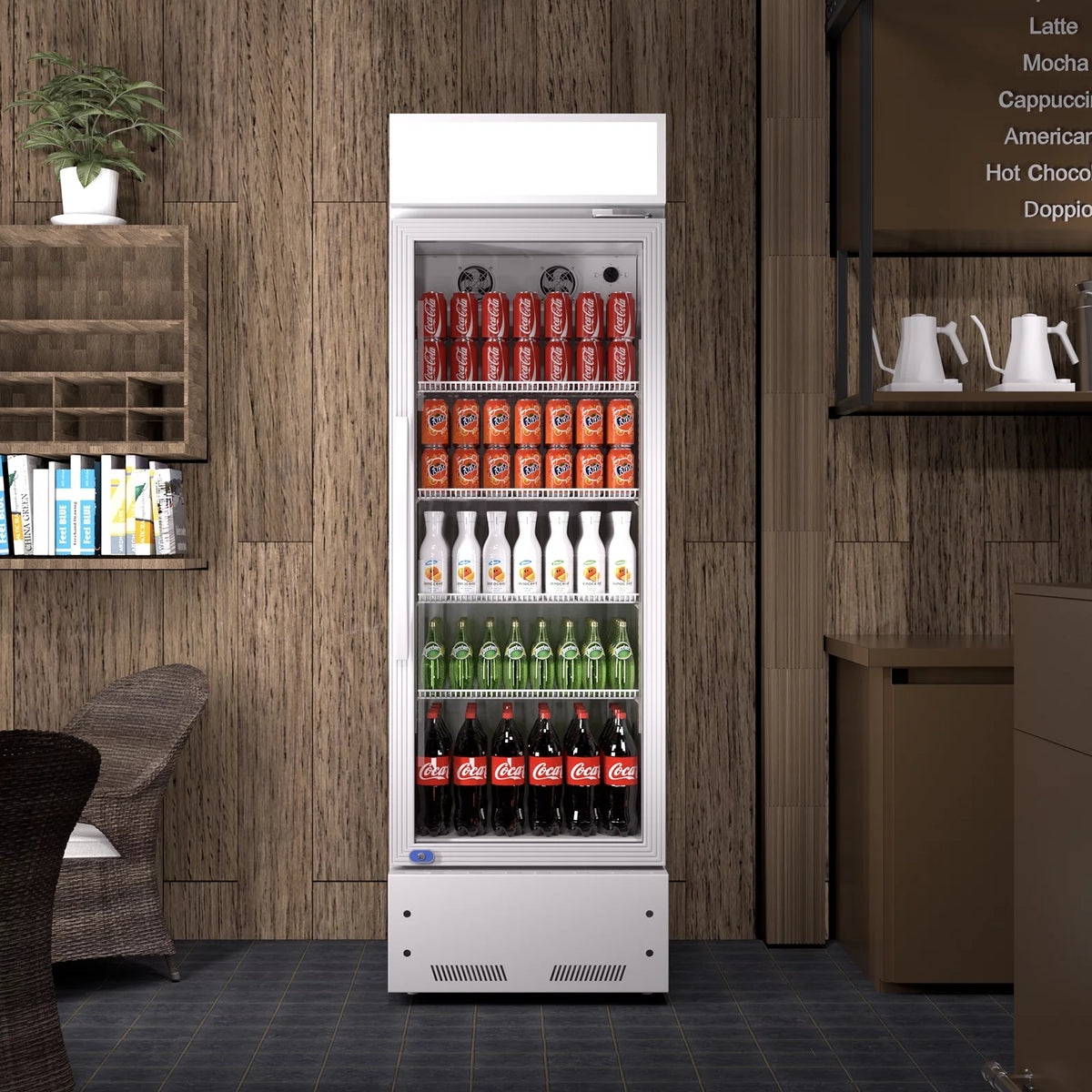 11 Cu.ft Glass Door Display Refrigerator H690