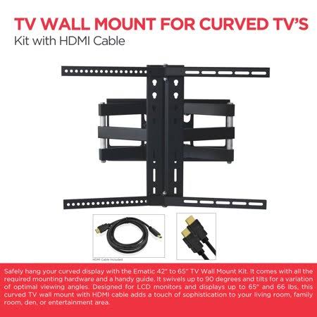 42 inch-65 inch TV Wall Mount Kit with HDMI Cable G698602