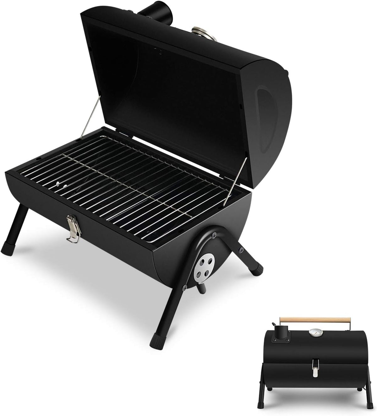 Portable Charcoal Grill Black R644