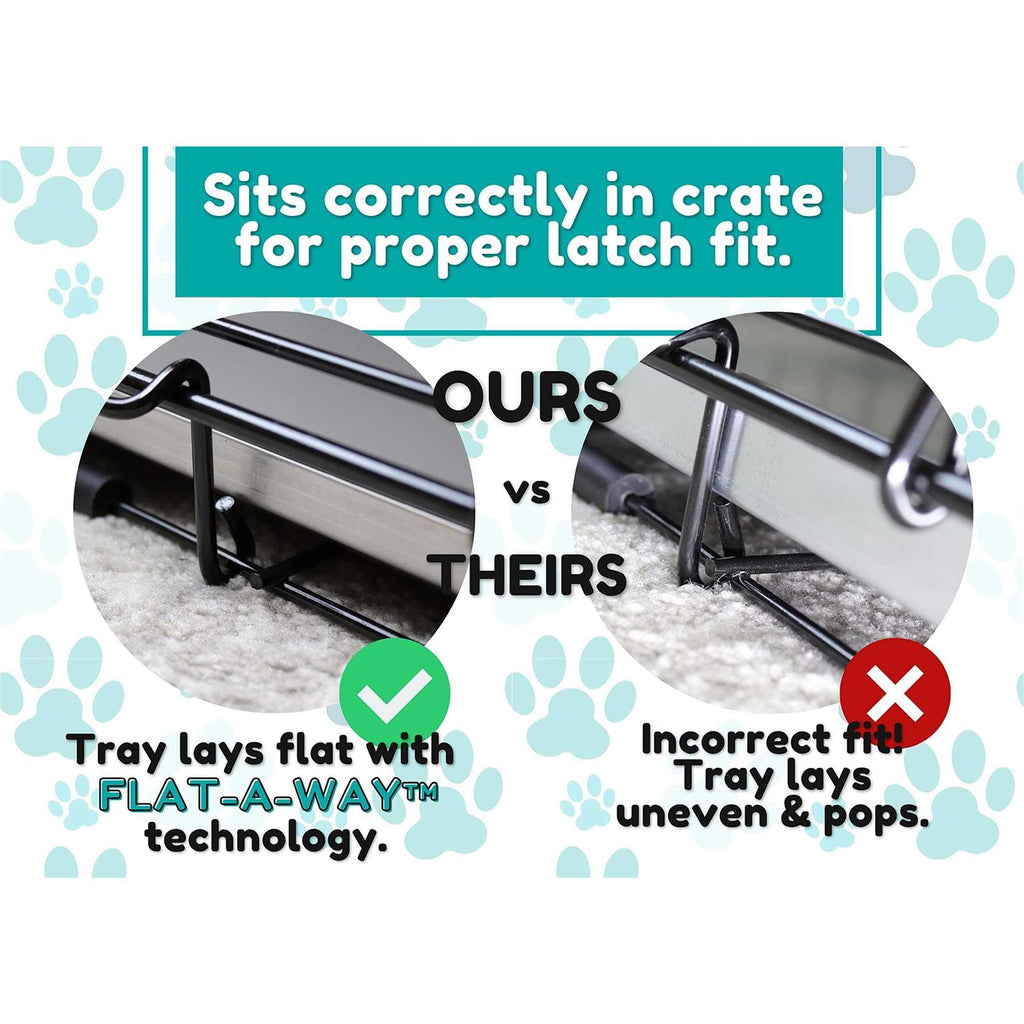 Metal Replacement Tray for Dog Crate Stainless Steel T299481