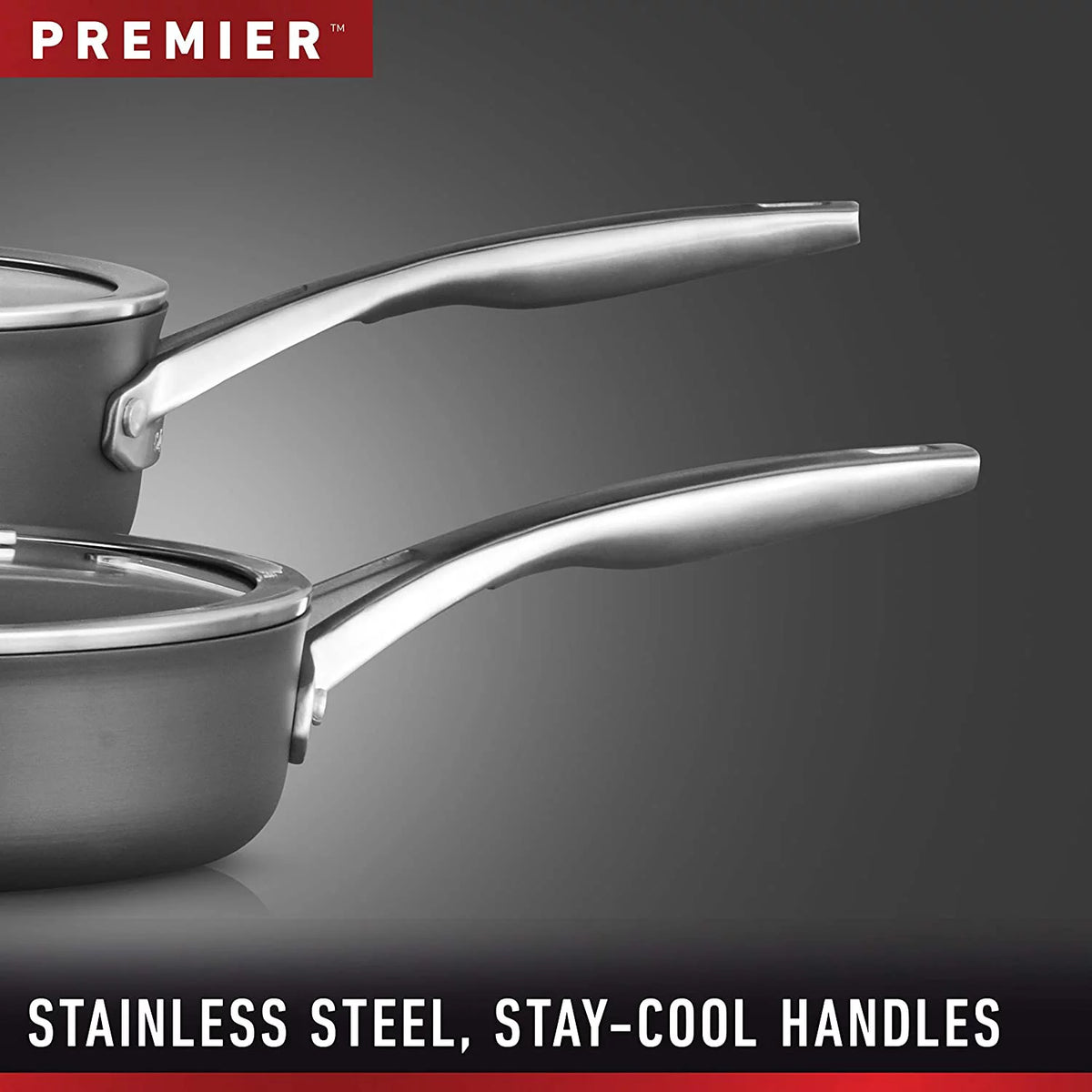 11-Piece Nonstick Cookware Set with Stay-Cool Handles F615