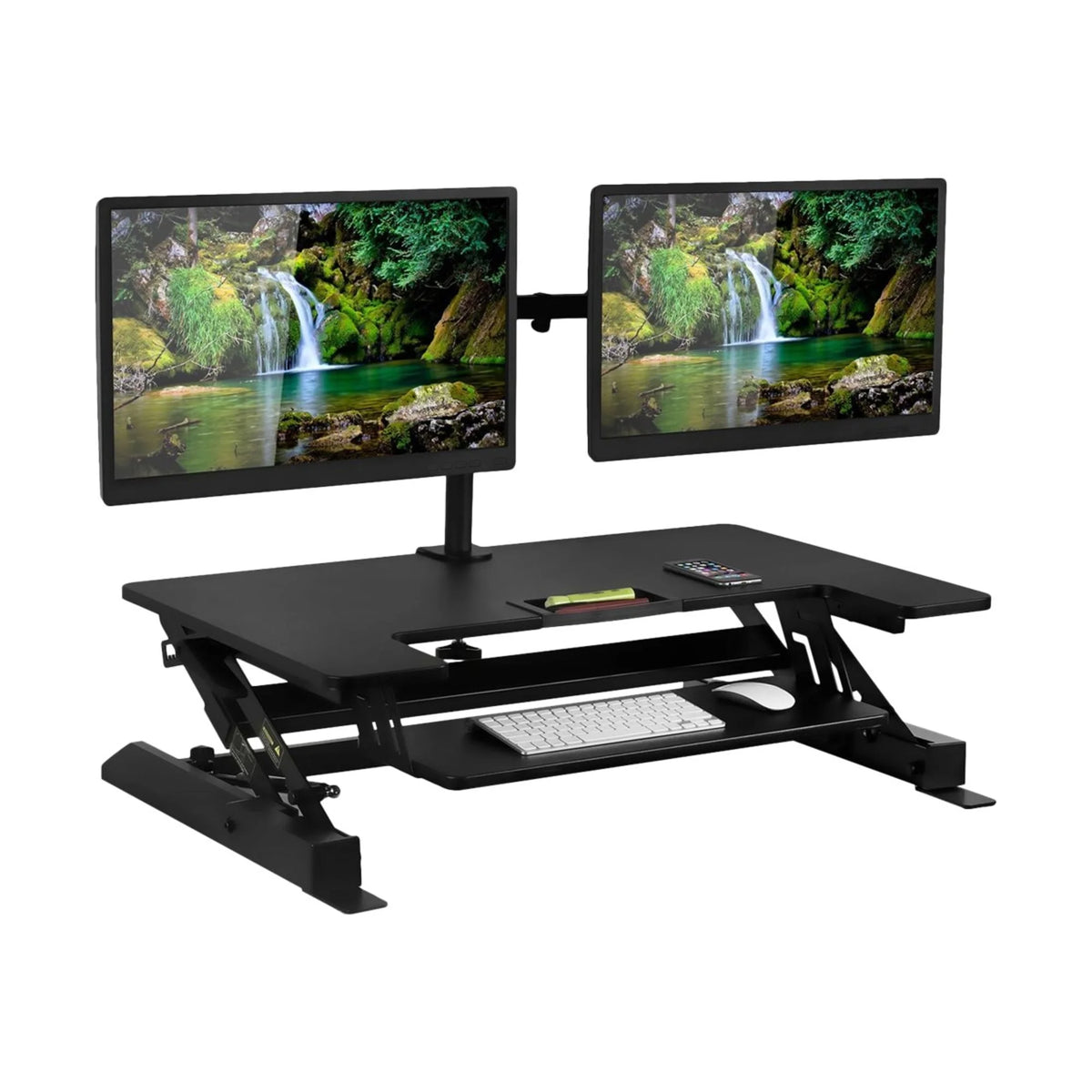 Black Standing Desk Converter Y358294