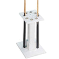 Freestanding Wooden Pool Cue Rack 8 Cue Capacity White T809353