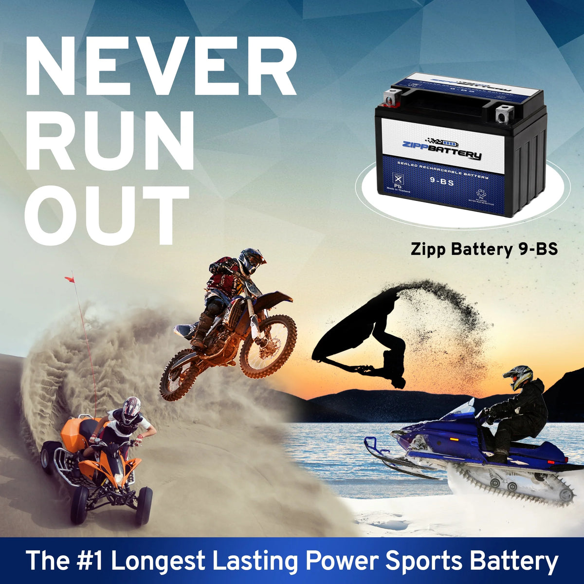 12 Volt 8 Ah 120 CCA Motorcycle Battery D975