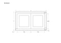 30" Wide 18" Tall 14" Deep Light Gray Inset Shaker Wall Kitchen Cabinet N422