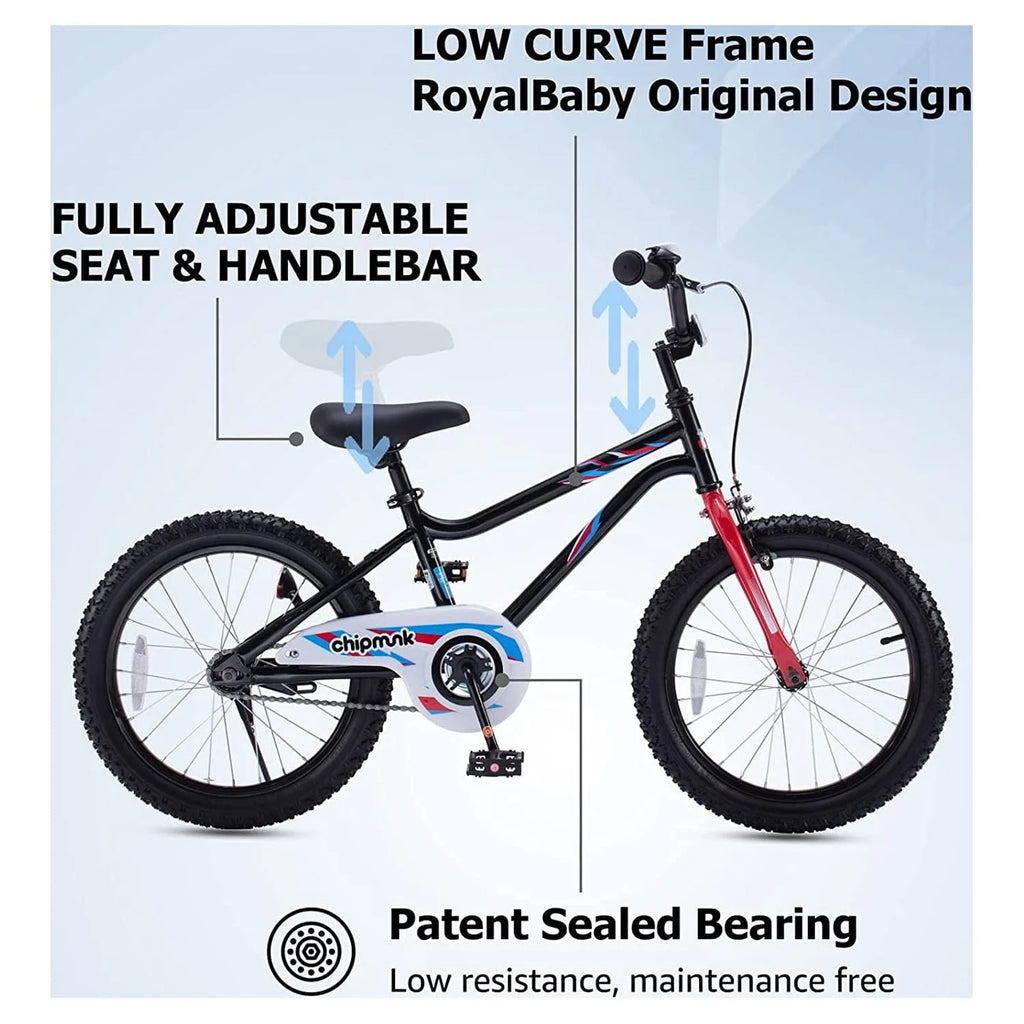 Kids Bike 18 Inch Bicycle with Kickstand Blue I378