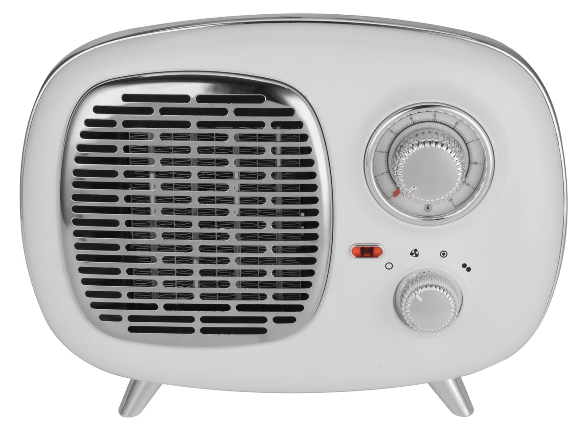 White Retro Heater 1500W U791016