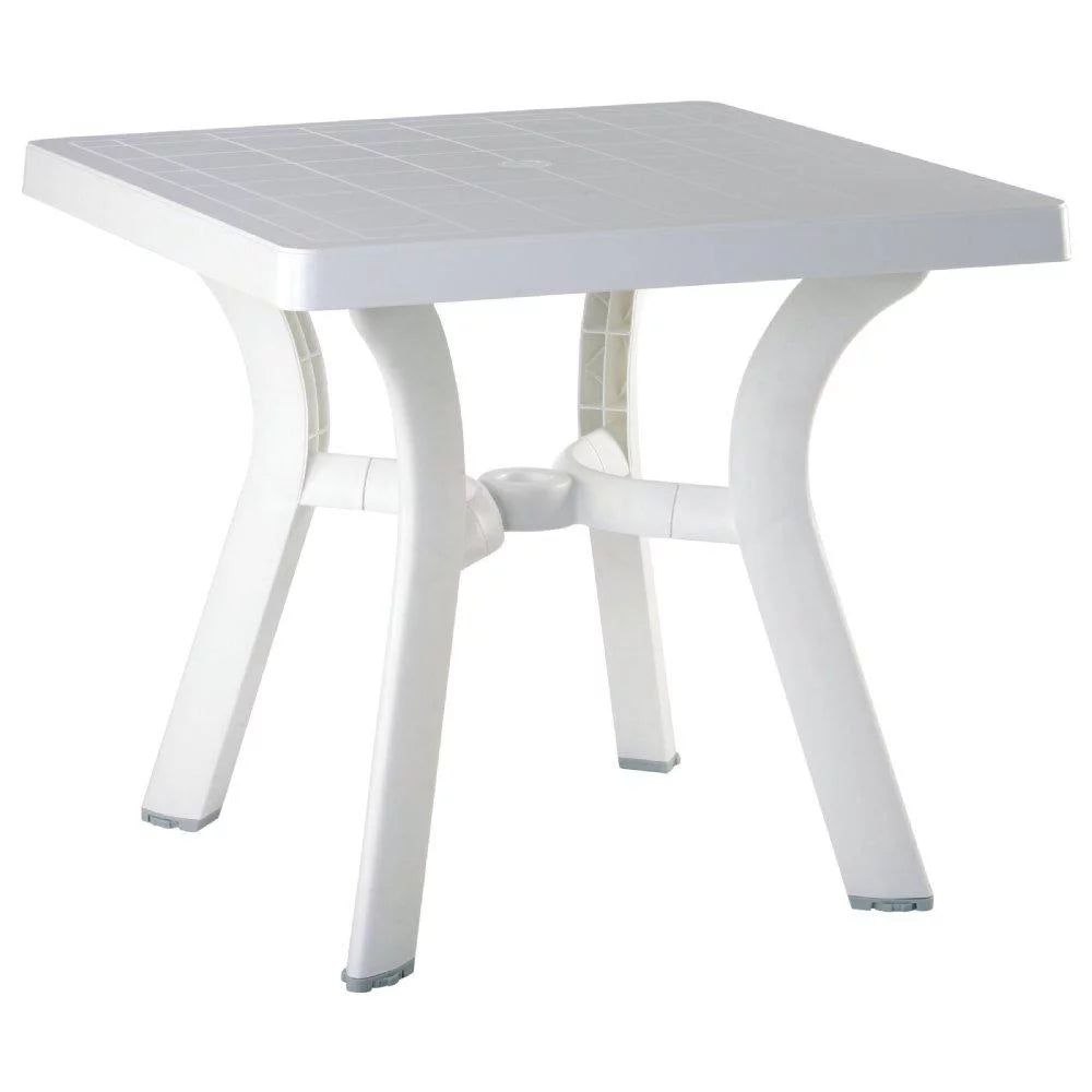 Square Dining Table 31 inch White Y759176