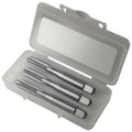 1-14 UNS H4 Hand Tap Set, 4 Flute, High-Speed Steel, 5.125 in Overall Length Q40377