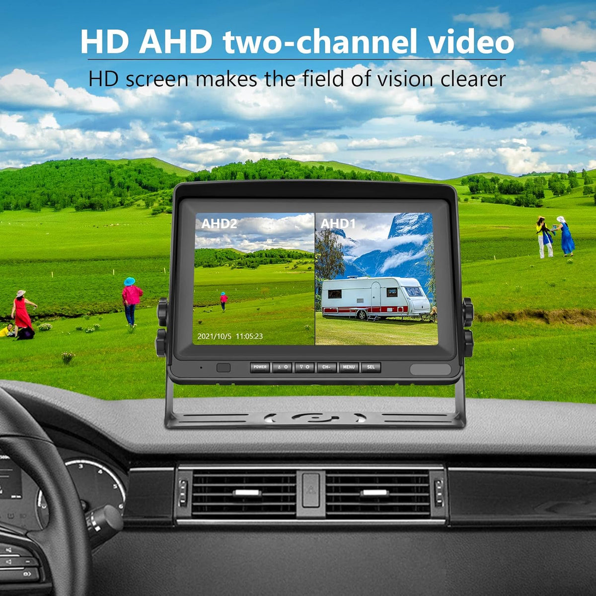 8 Inch LCD Monitor Backup Camera with Rear View System F2851