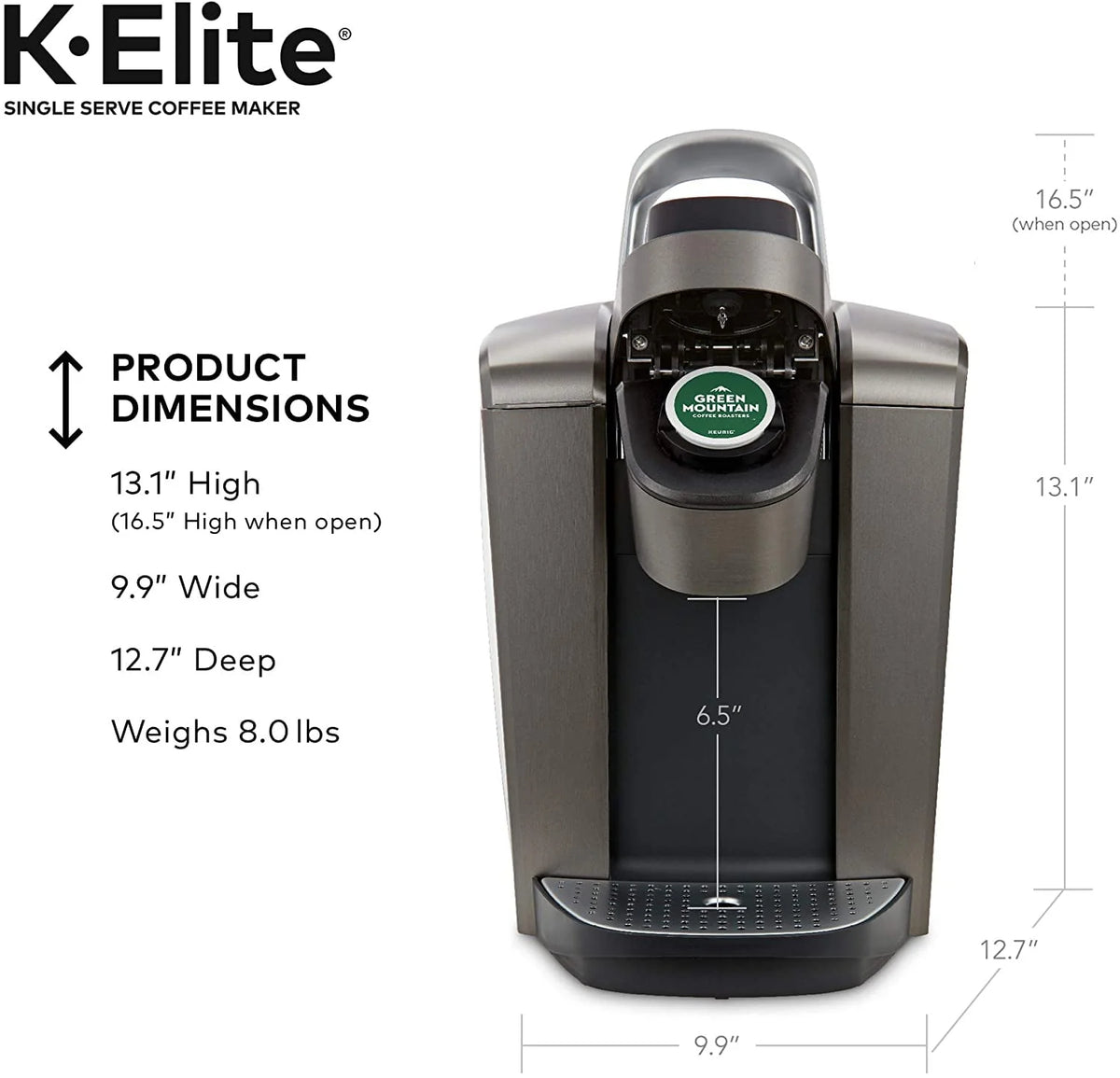 Single Serve K-Cup Pod Coffee Maker V754