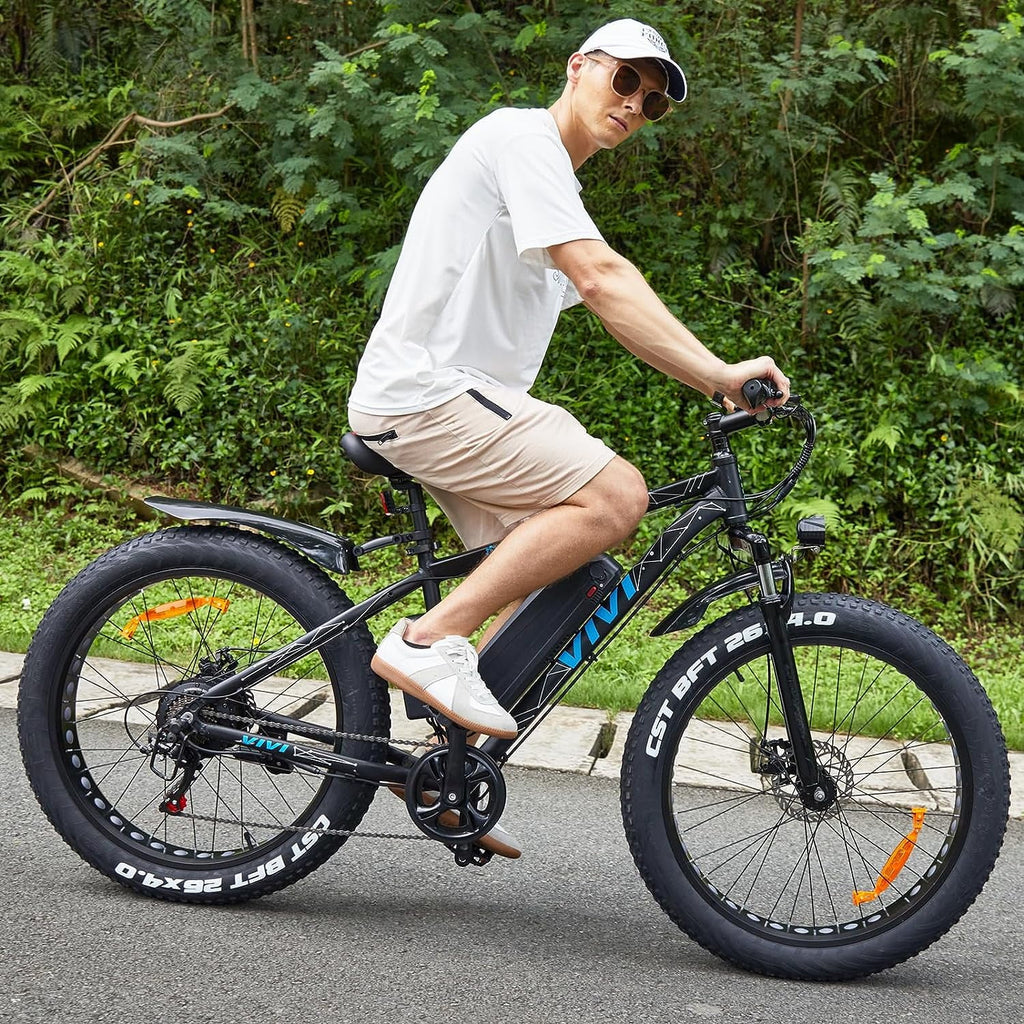 26 x 4.0 Fat Tire 500W All Terrain Electric Bike D99896