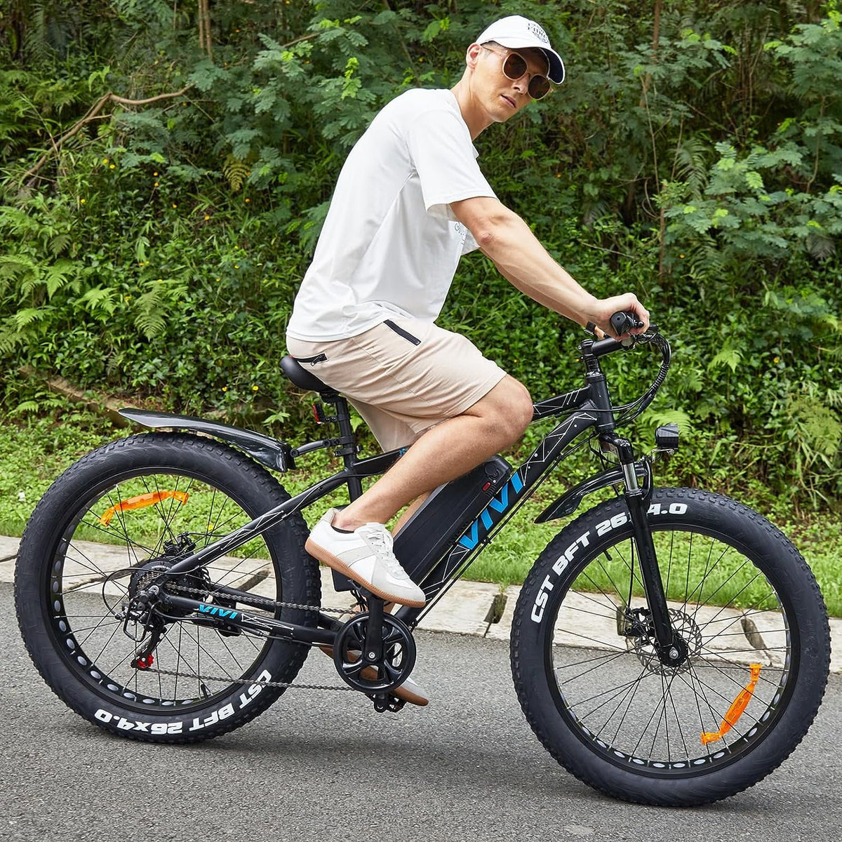 26 x 4.0 Fat Tire 500W All Terrain Electric Bike D99896