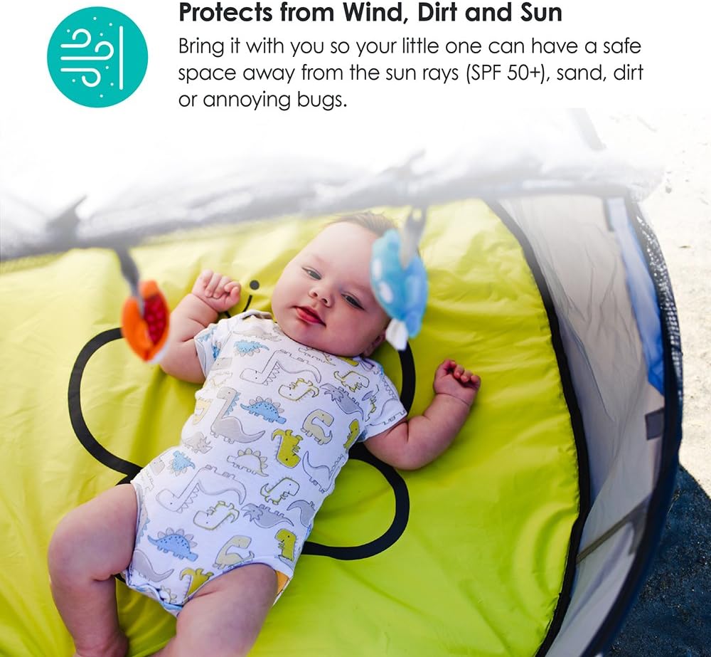 2-in-1 Travel & Play Tent with UV Protection S36715