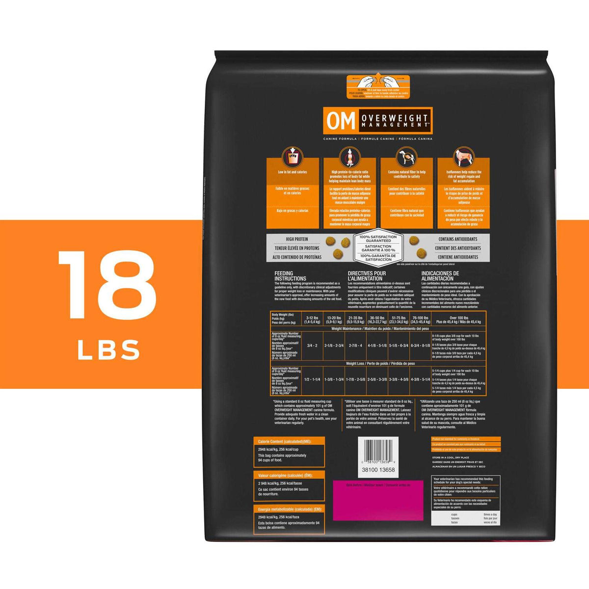 Overweight Management Formula Dry Dog Food C214890