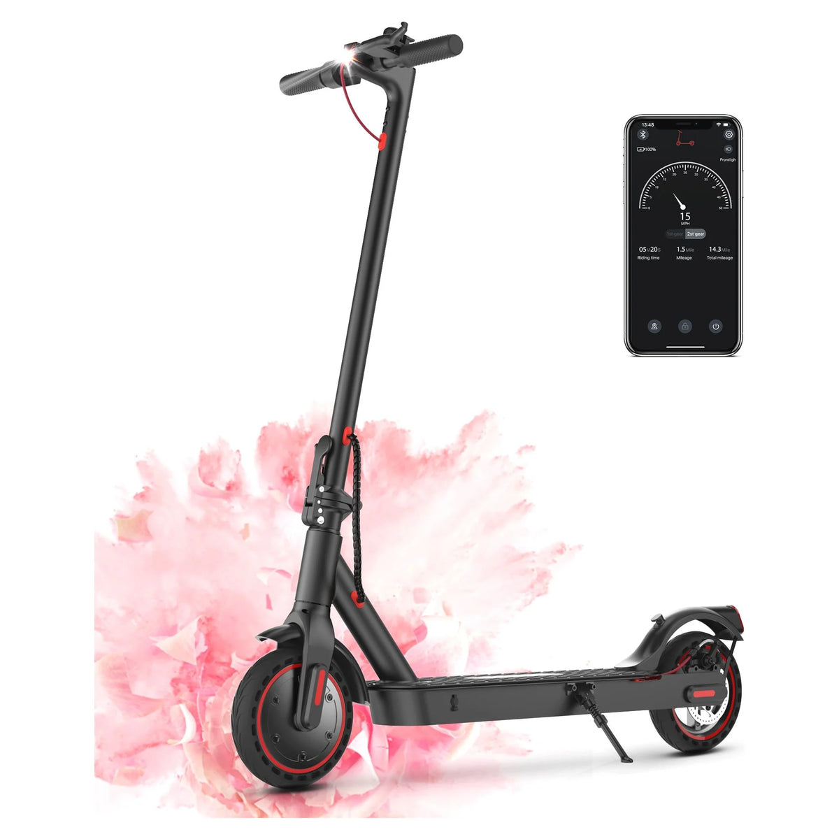 350W Foldable Electric Scooter with Double Braking System M6421