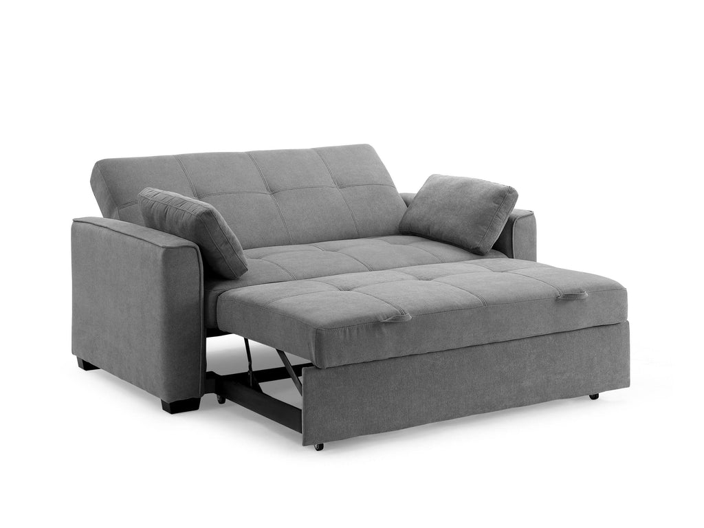 Cappuccino Full Size Sleeper Loveseat P52351