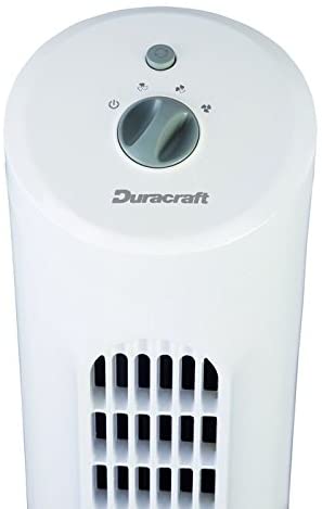 White 3-speed Tower Fan O141